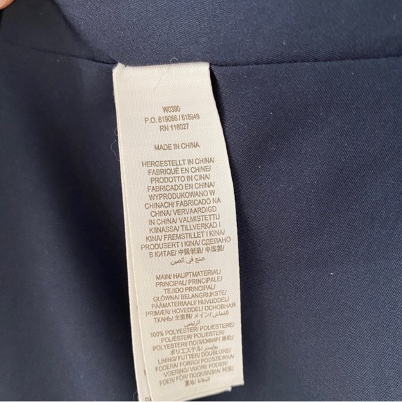 Boden Blossom Dress. Purple Navy Floral Sheer Long Sleeves. Size 16/18R. - Picture 12 of 12